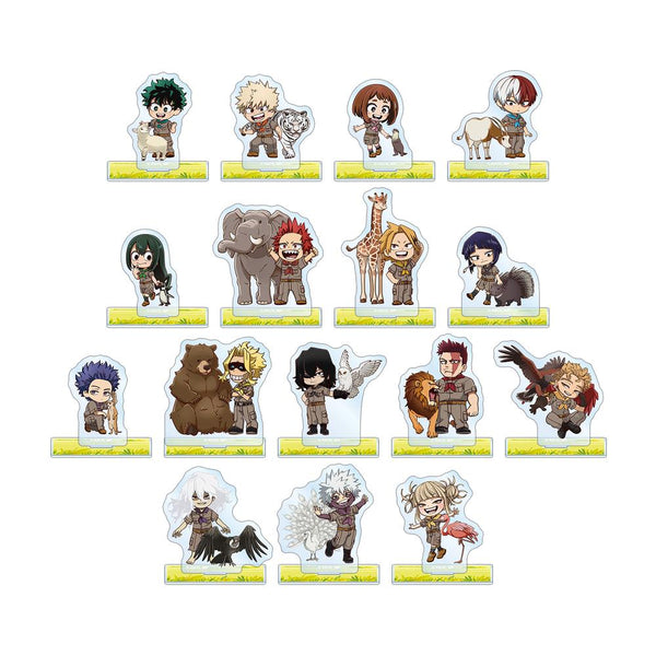 『僕のヒーローアカデミア』トレーディング ちびキャラ 動物とのふれあいver. アクリルスタンド(単位/BOX)