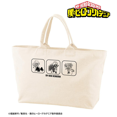 『僕のヒーローアカデミア』集合 ちびキャラ 動物とのふれあいver. BIGジップトートバッグ ver.C