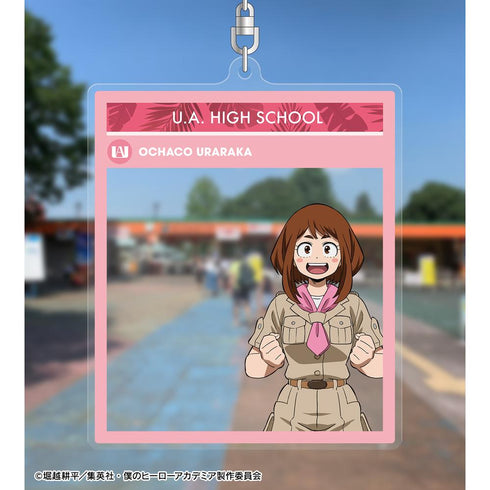 『僕のヒーローアカデミア』描き下ろし 麗日お茶子 サファリルックver. フォトフレーム風BIGアクリルキーホルダー