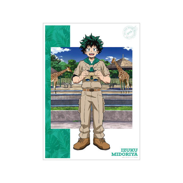 『僕のヒーローアカデミア』描き下ろし 緑谷出久 サファリルックver. A3マット加工ポスター