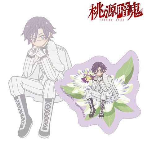 『桃源暗鬼』桃華月詠 Botania ダイカットステッカー