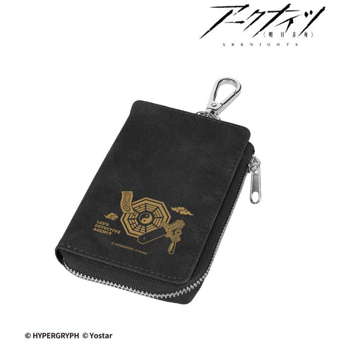 『Arknights』李偵探事務所 主題圖案 麂皮調合皮鑰匙包