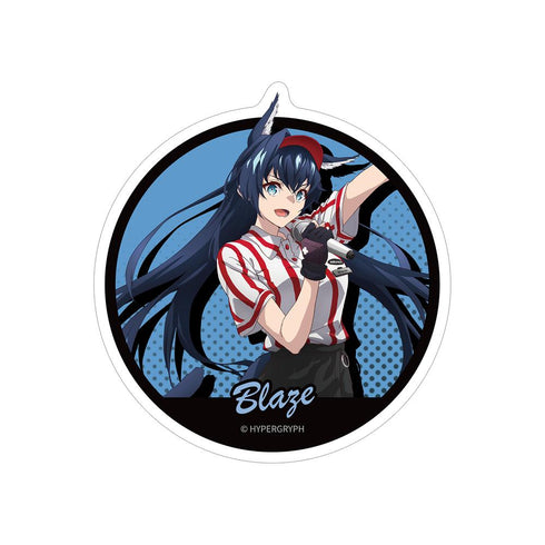 『アークナイツ【焔燼曙明/RISE FROM EMBER】』描き下ろし ブレイズ アクティビティスタッフver. ダイカットステッカー