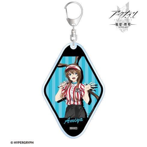 『アークナイツ【焔燼曙明/RISE FROM EMBER】』描き下ろし アーミヤ アクティビティスタッフver. BIGアクリルキーホルダー