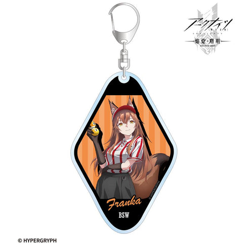 『アークナイツ【焔燼曙明/RISE FROM EMBER】』描き下ろし フランカ アクティビティスタッフver. BIGアクリルキーホルダー