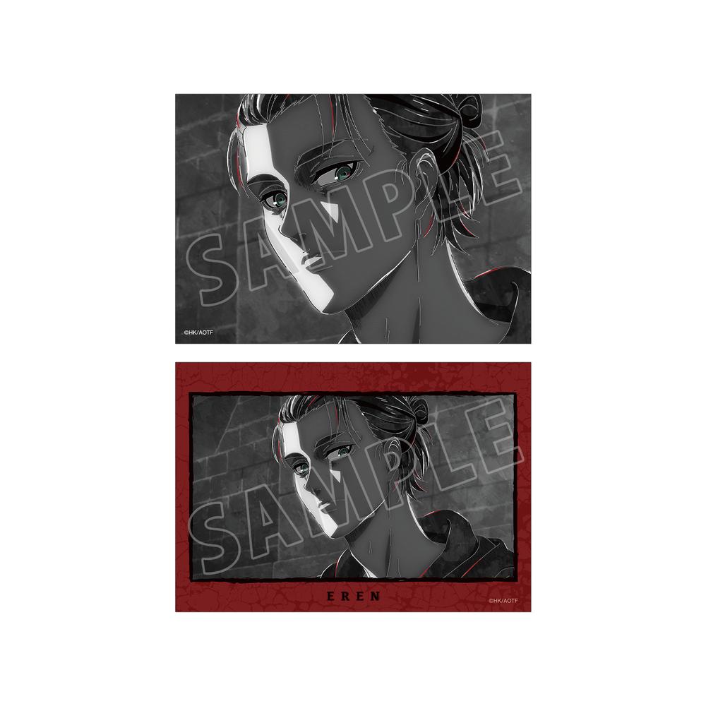 進撃の巨人』エレン Ani-Art BLACK LABEL 第2弾 ブロマイド2枚セット