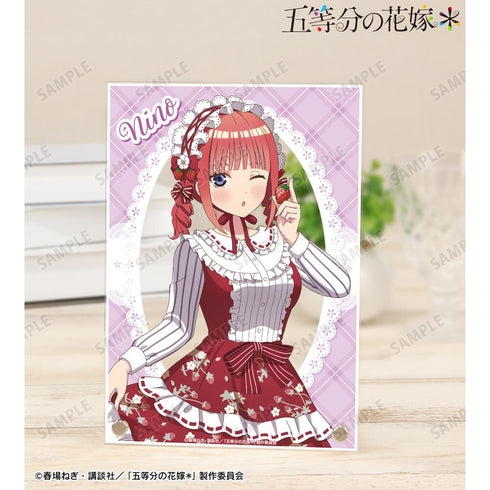 『五等分の花嫁*』描き下ろし 中野二乃 ショートケーキイメージコーデver. A5アクリルパネル