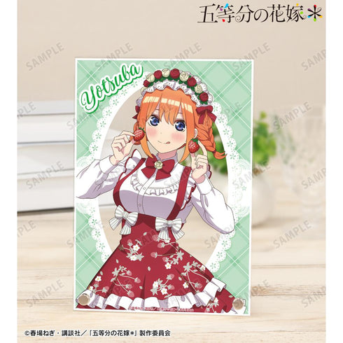 『五等分の花嫁*』描き下ろし 中野四葉 ショートケーキイメージコーデver. A5アクリルパネル