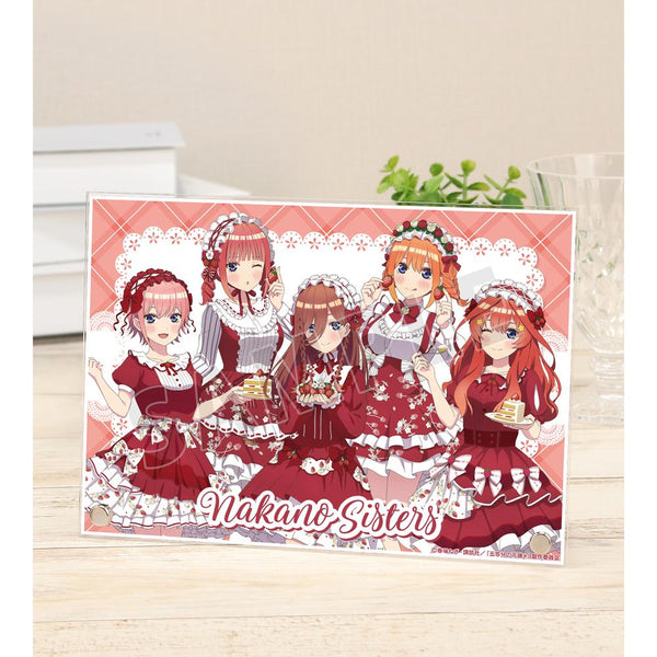 『五等分の花嫁*』描き下ろし 集合 ショートケーキイメージコーデver. A5アクリルパネル