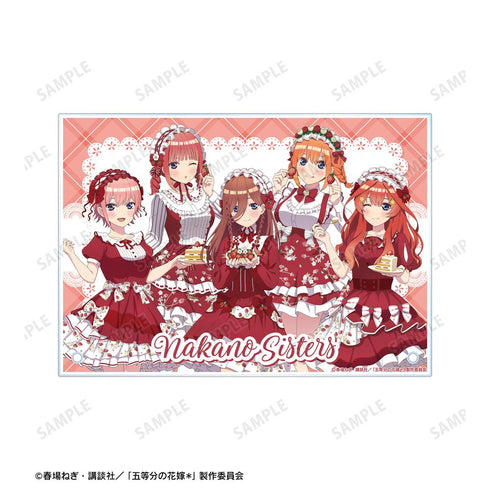 『五等分の花嫁*』描き下ろし 集合 ショートケーキイメージコーデver. A5アクリルパネル