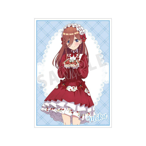 『五等分の花嫁*』描き下ろし 中野三玖 ショートケーキイメージコーデver. A3マット加工ポスター