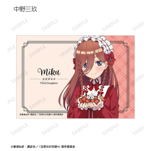 『五等分の花嫁*』描き下ろし ショートケーキイメージコーデver. ブロマイド5枚セット