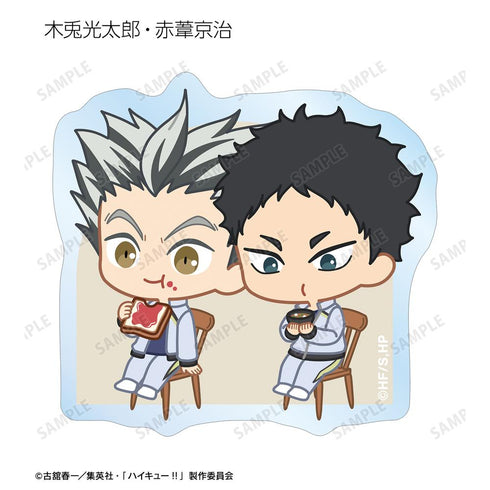 『ハイキュー!!』トレーディング ちびキャラ モーニングver. ダイカットステッカー(単位/BOX)