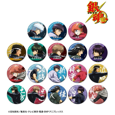 『銀魂』描き下ろし 戦う背中ver. 第2弾 トレーディンググリッター缶バッジ(単位/BOX)