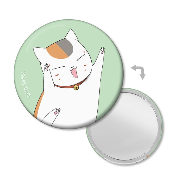 『夏目友人帳』描き下ろしイラスト ニャンコ先生 A シャボン玉ver. 缶ミラー