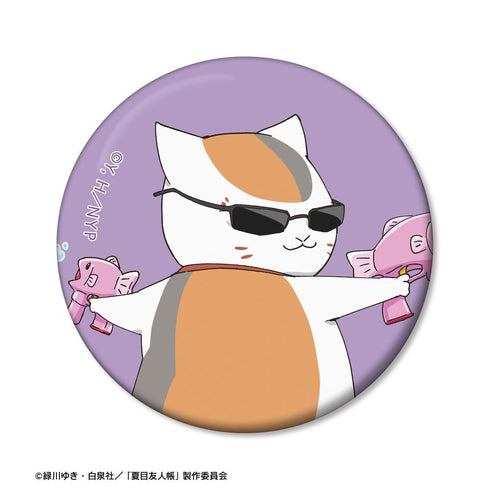 『夏目友人帳』描き下ろしイラスト ニャンコ先生 C シャボン玉ver. 缶ミラー
