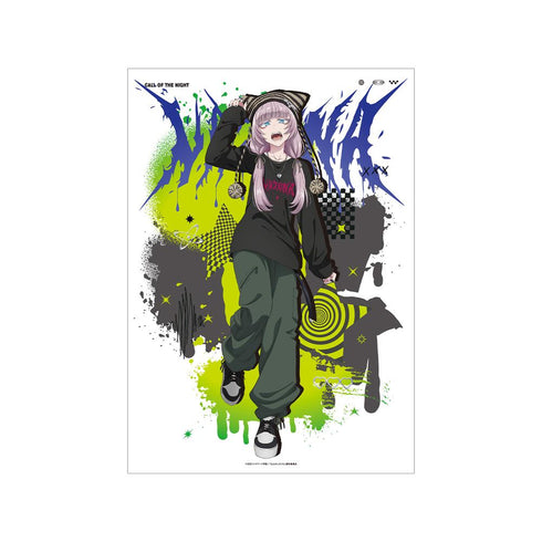 『よふかしのうた Season2』描き下ろし 七草ナズナ ストリートファッションver. A3マット加工ポスター ver.B