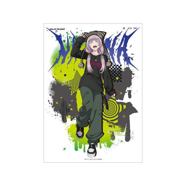 『よふかしのうた Season2』描き下ろし 七草ナズナ ストリートファッションver. A3マット加工ポスター ver.B