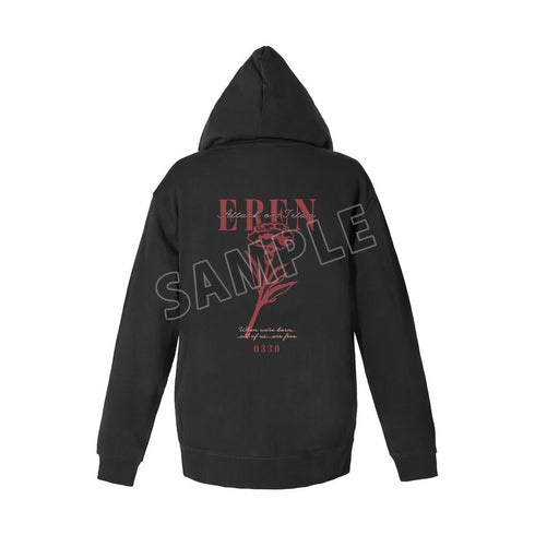 『進撃の巨人』エレン ar-Unity フルジップフーディーユニセックス