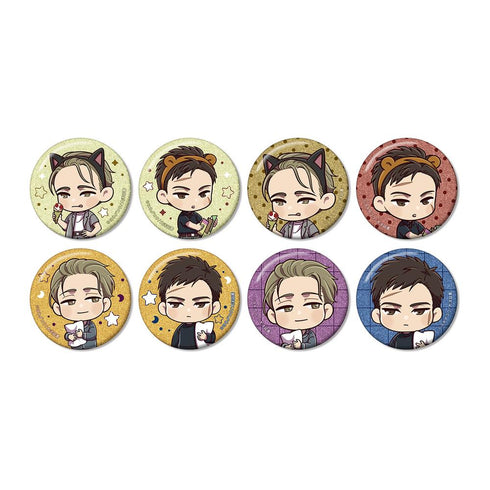 『囀る鳥は羽ばたかない』トレーディング ちびキャラ テーマパーク&ナイトウェアver. グリッター缶バッジ(単位/BOX)