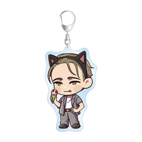 『囀る鳥は羽ばたかない』矢代 ちびキャラ テーマパークver. BIGアクリルキーホルダー