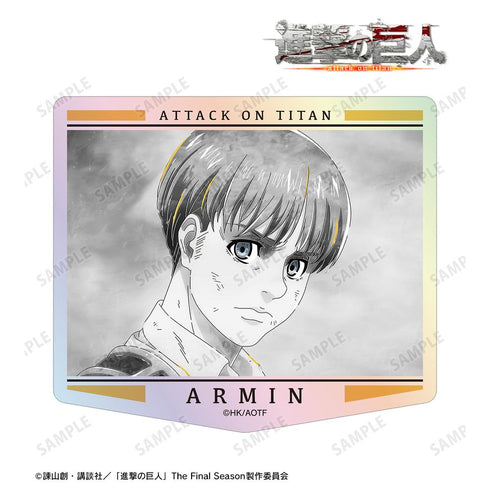 『進撃の巨人』アルミン Ani-Art BLACK LABEL 第2弾 オーロラダイカットステッカー