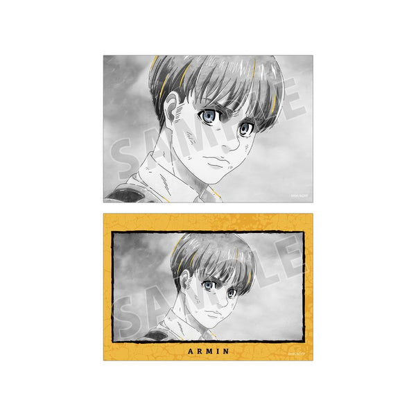 『進撃の巨人』アルミン Ani-Art BLACK LABEL 第2弾 ブロマイド2枚セット