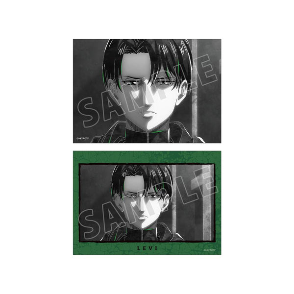 『進撃の巨人』リヴァイ Ani-Art BLACK LABEL 第2弾 ブロマイド2枚セット