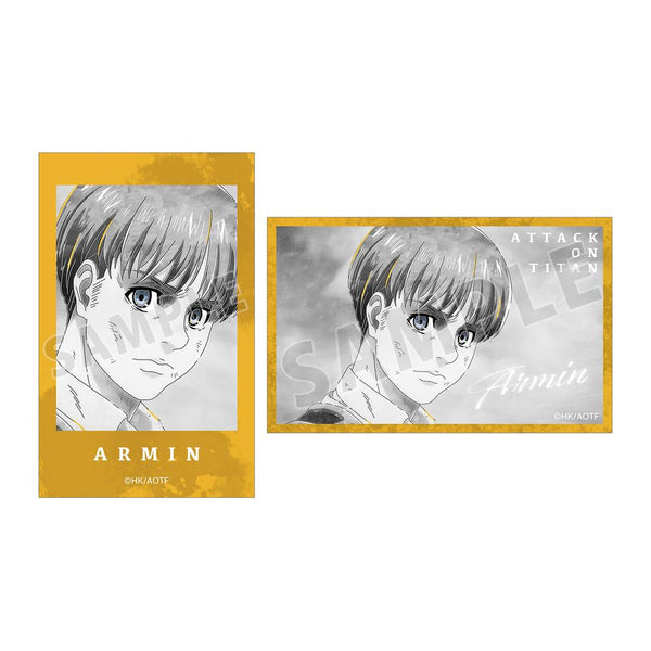 『進撃の巨人』アルミン Ani-Art BLACK LABEL 第2弾 イラストカード2枚セット