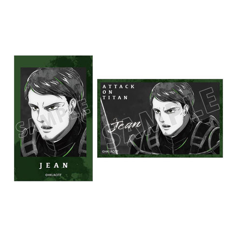 『進撃の巨人』ジャン Ani-Art BLACK LABEL 第2弾 イラストカード2枚セット