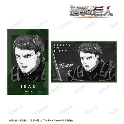 『進撃の巨人』ジャン Ani-Art BLACK LABEL 第2弾 イラストカード2枚セット