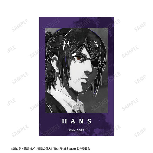 『進撃の巨人』ハンジ Ani-Art BLACK LABEL 第2弾 イラストカード2枚セット