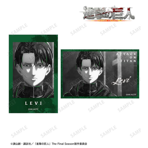 『進撃の巨人』リヴァイ Ani-Art BLACK LABEL 第2弾 イラストカード2枚セット