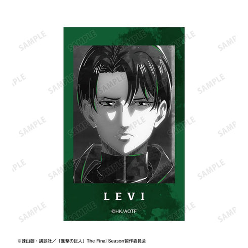 『進撃の巨人』リヴァイ Ani-Art BLACK LABEL 第2弾 イラストカード2枚セット