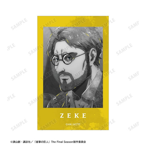 『進撃の巨人』ジーク Ani-Art BLACK LABEL 第2弾 イラストカード2枚セット