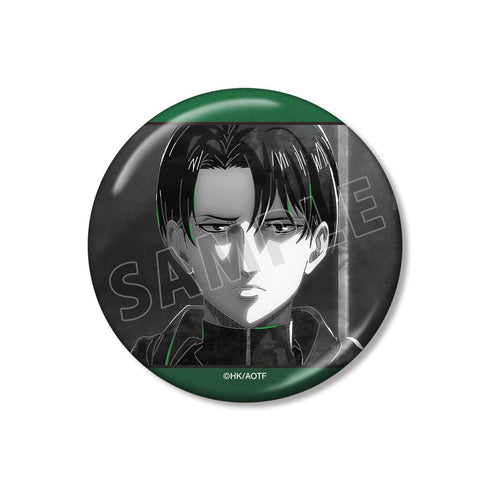 『進撃の巨人』リヴァイ Ani-Art BLACK LABEL 第2弾 75mmメタリック缶バッジ