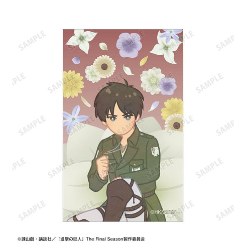 『進撃の巨人』エレン Botania 第4弾 イラストカード2枚セット