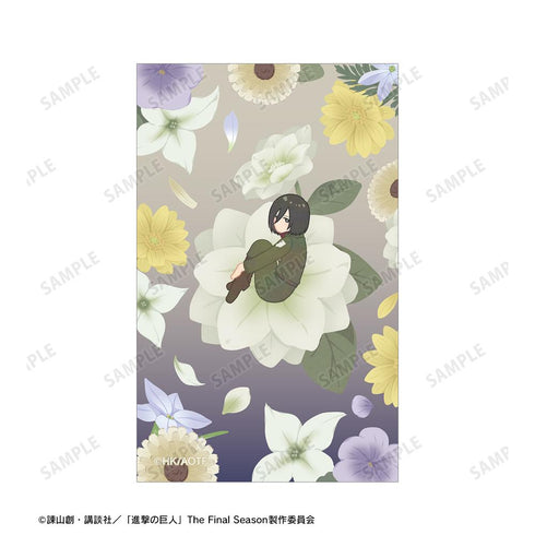 『進撃の巨人』ミカサ Botania 第4弾 イラストカード2枚セット