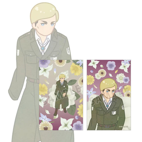 『進撃の巨人』エルヴィン Botania 第4弾 イラストカード2枚セット