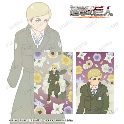 『進撃の巨人』エルヴィン Botania 第4弾 イラストカード2枚セット