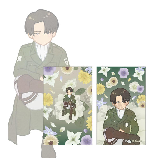 《進擊的巨人》利威爾 Botania 第4彈 插畫卡2枚組
