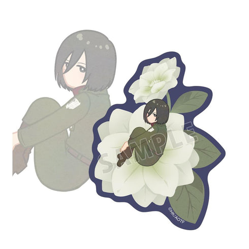 『進撃の巨人』ミカサ Botania 第4弾 クリアダイカットステッカー