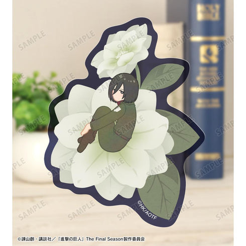 『進撃の巨人』ミカサ Botania 第4弾 クリアダイカットステッカー
