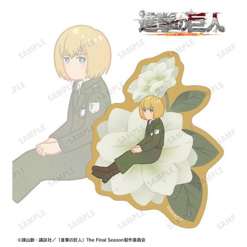 『進撃の巨人』アルミン Botania 第4弾 クリアダイカットステッカー