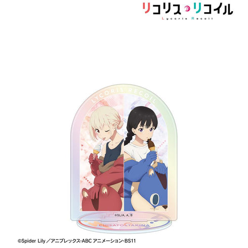 『リコリス・リコイル』描き下ろし 錦木千束&井ノ上たきな 着ぐるみver. オーロラアクリルスタンド