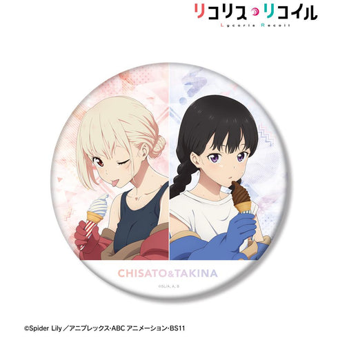 『リコリス・リコイル』描き下ろし 錦木千束&井ノ上たきな 着ぐるみver. BIG缶バッジ