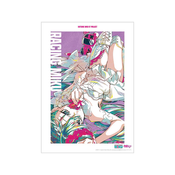 『初音ミク GTプロジェクト』レーシングミク 2025Ver. Ani-Art 第2弾 A3マット加工ポスター ver.F