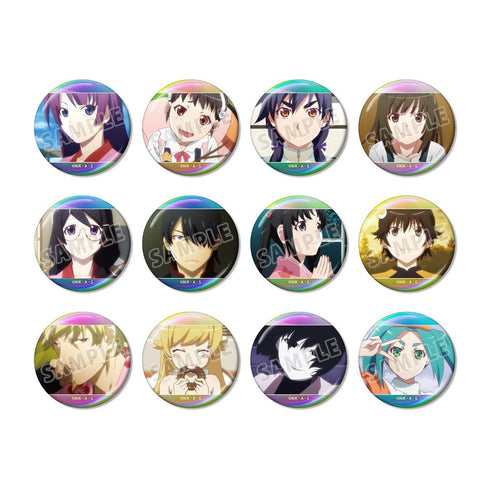 『〈物語〉シリーズ』トレーディング場面写オーロラ缶バッジ(単位/BOX)