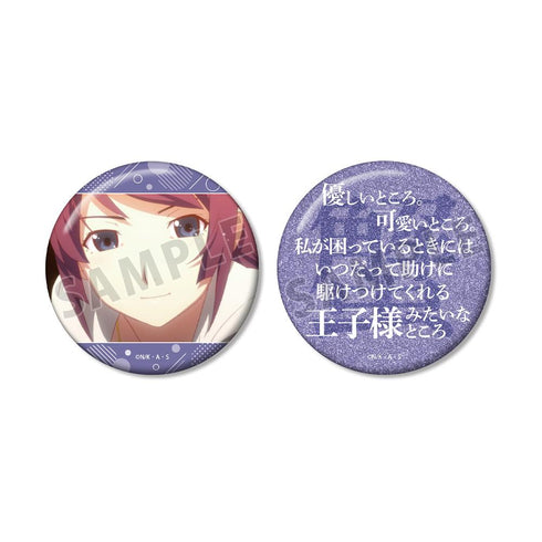 『〈物語〉シリーズ』戦場ヶ原ひたぎ 推しゴト 75mm缶バッジ2個セット