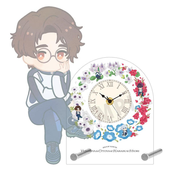 『ブルーロック』雪宮 剣優&乙夜 影汰&烏 旅人&氷織 羊 Botania 第2弾 アクリルスタンド時計